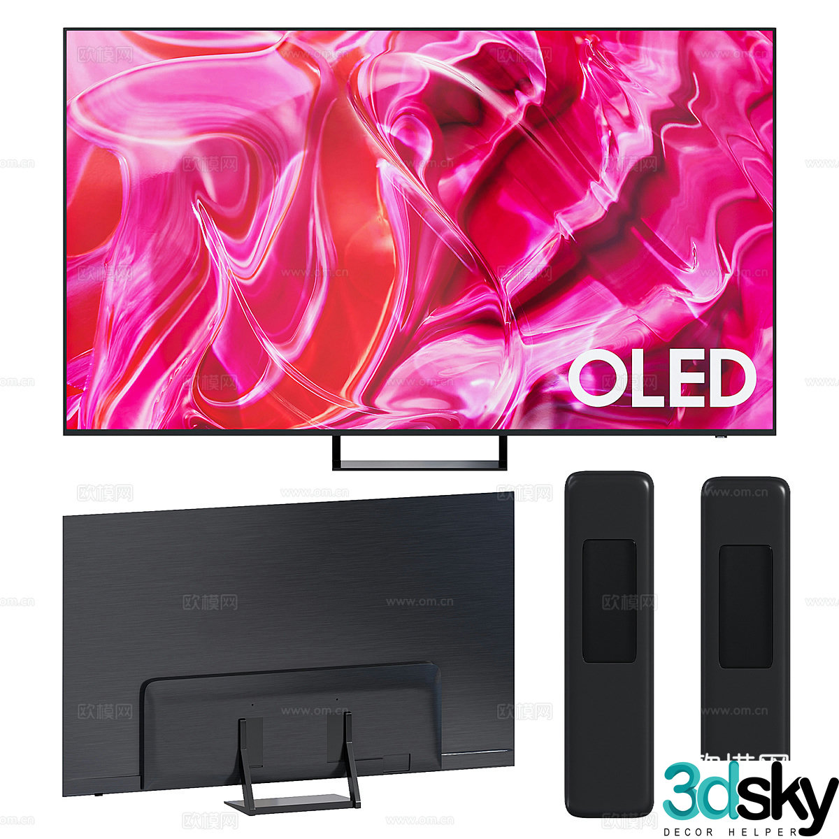 TV panel 3d model
