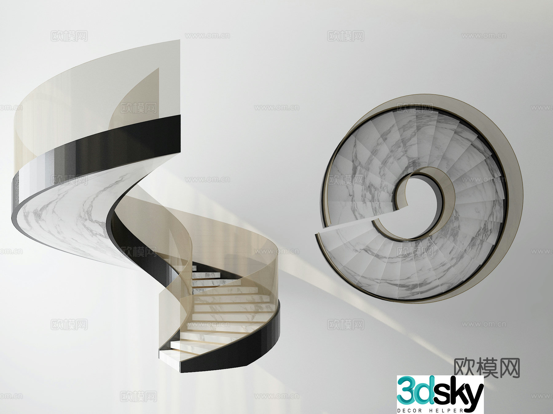 Stair 3d model