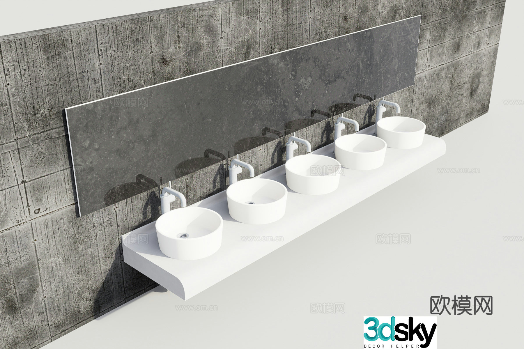 Washing sink 3d model