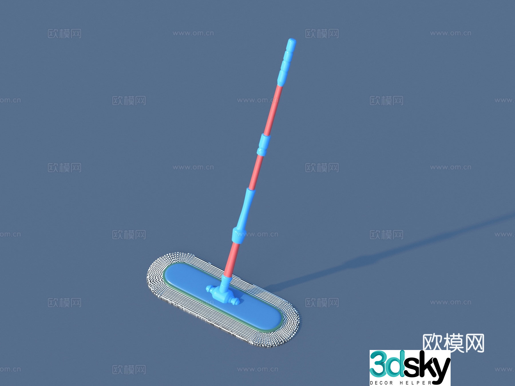 Mop Cleaning Supplies 3D Model