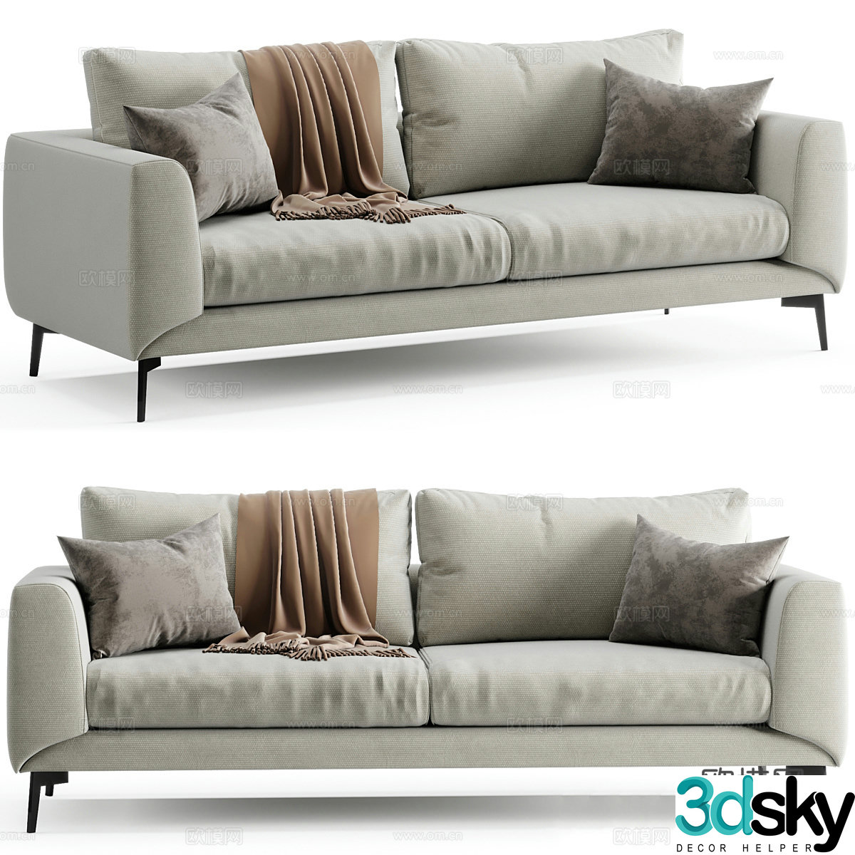 Multiplayer sofa 3d model