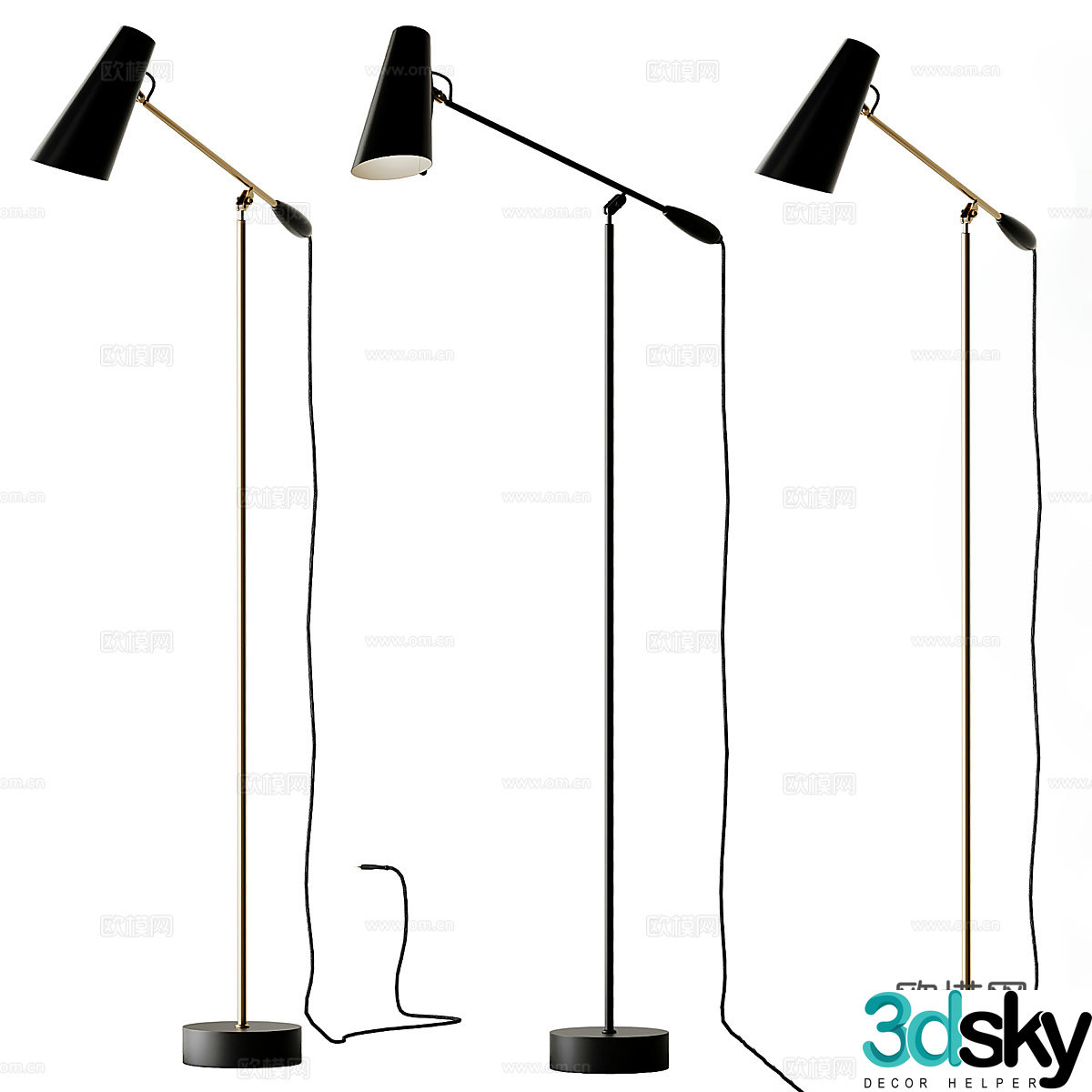Floor lamp 3d model