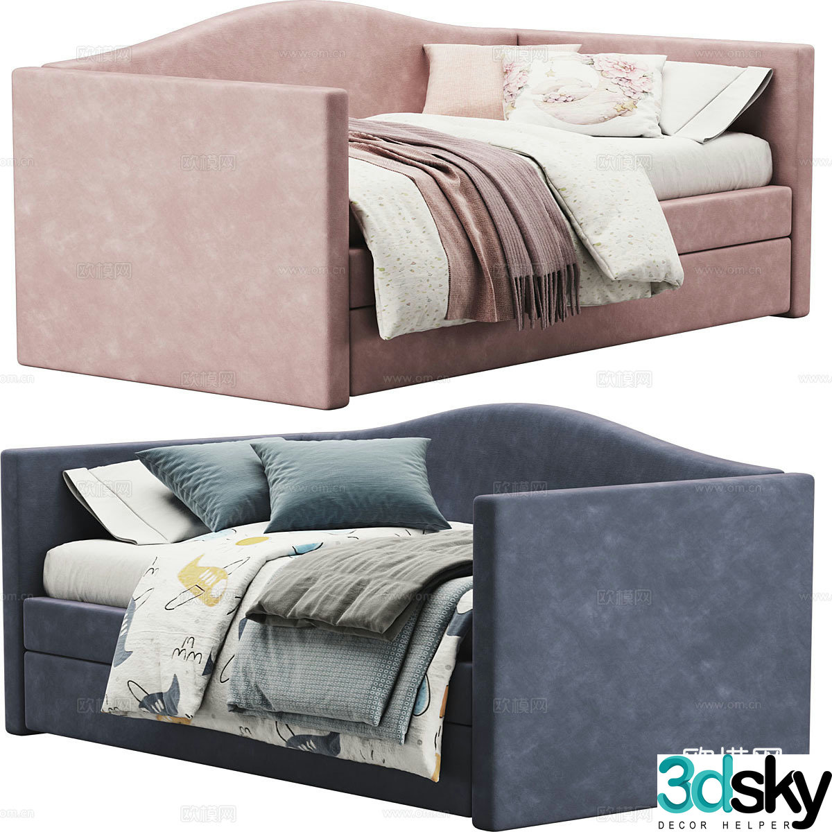 Single sofa 3d model