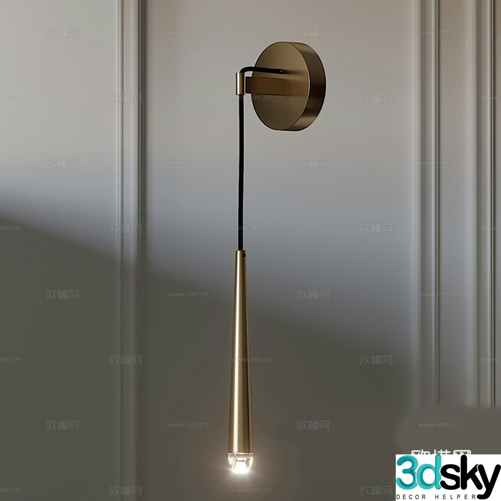 Lamps wall lamps decorative lamps 3d model