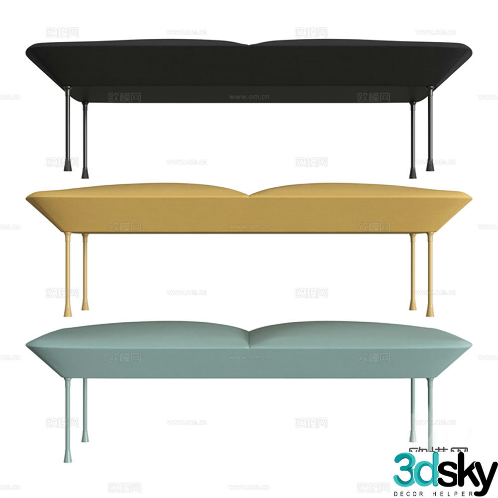 Chair sofa stool 3d model