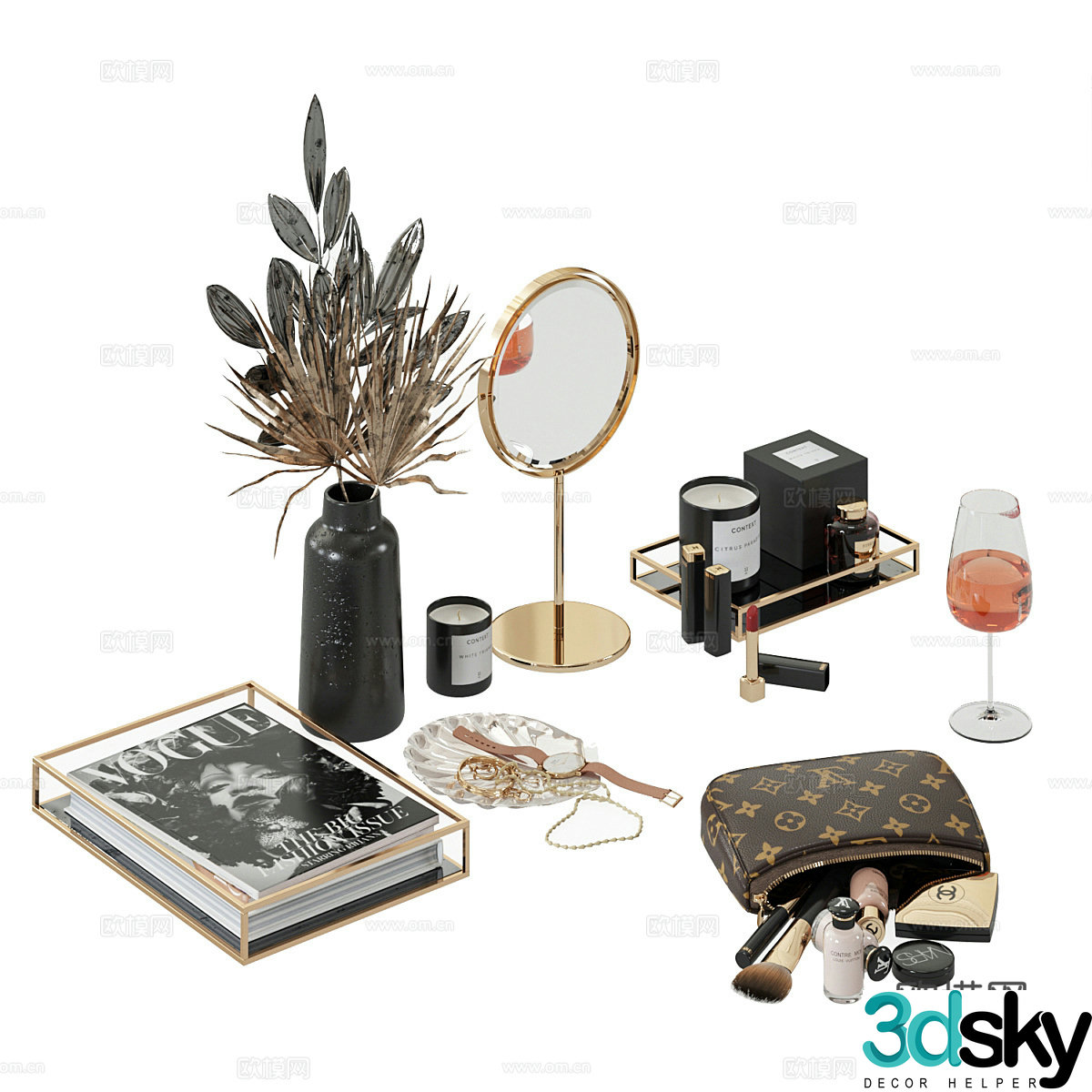 Cosmetics 3D model