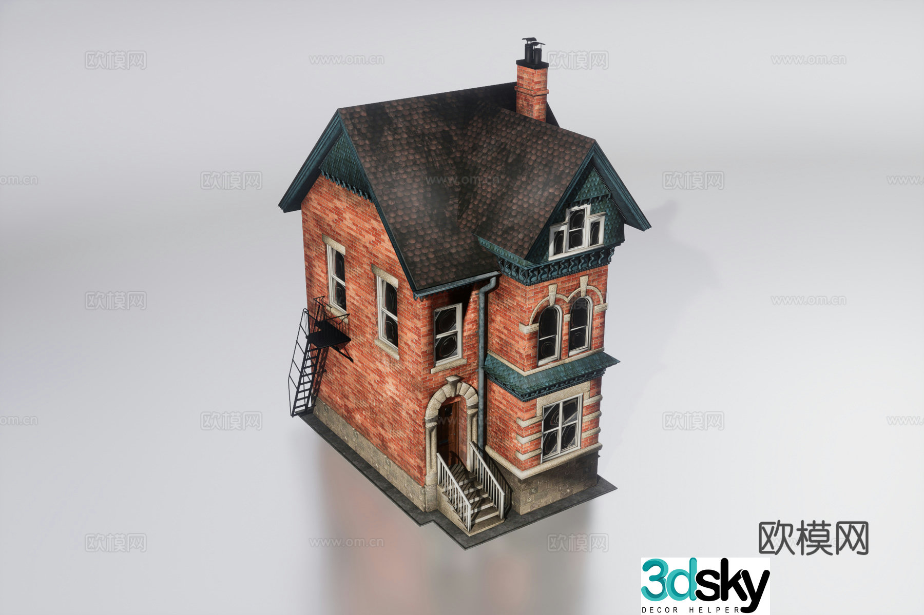 Small villa 3d model