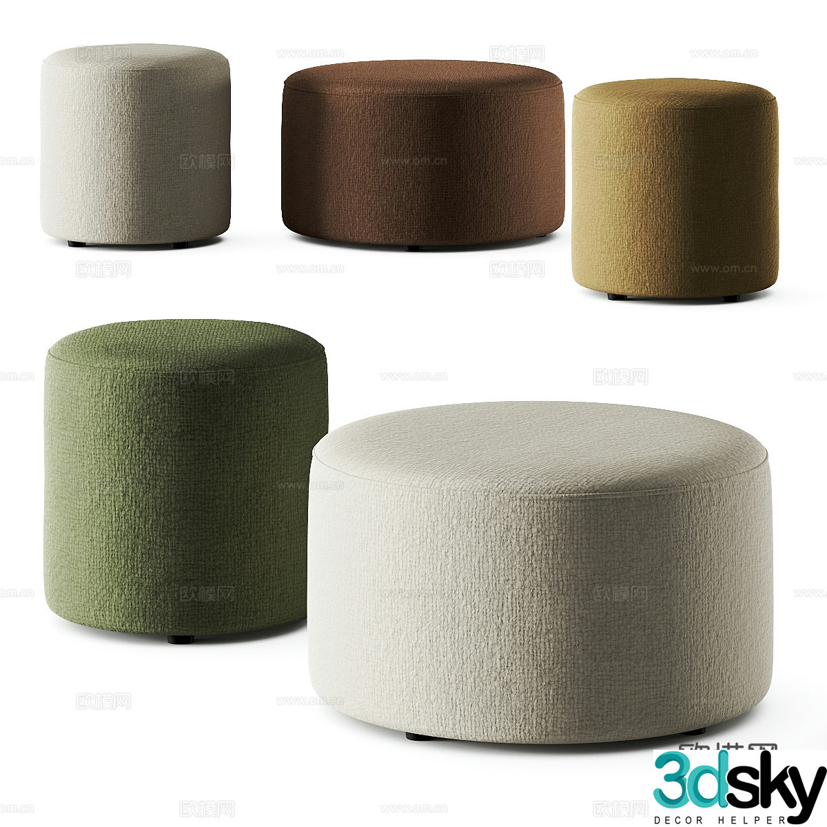 3d model of stool