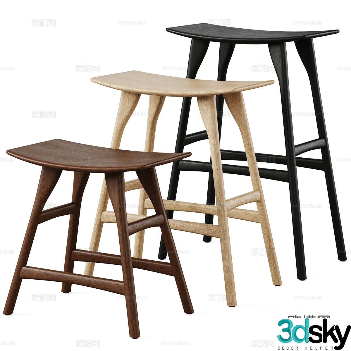 Bar chair 3d model