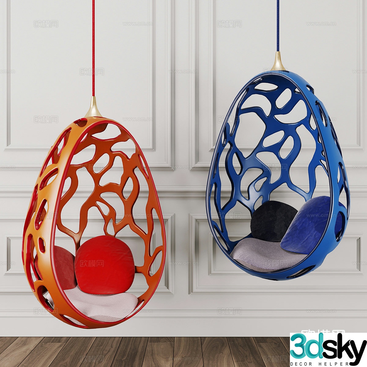Swing chair 3d model