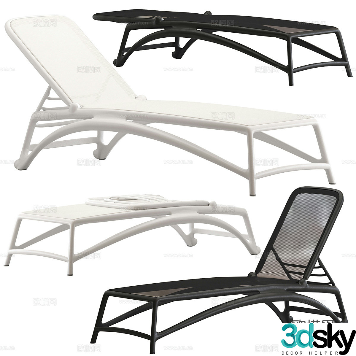 Single bed 3d model