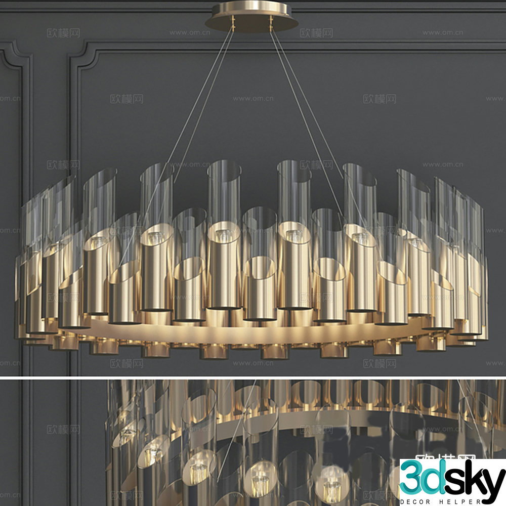 Lamps Chandelier Crystal Lamp Decorative Lamp 3D Model
