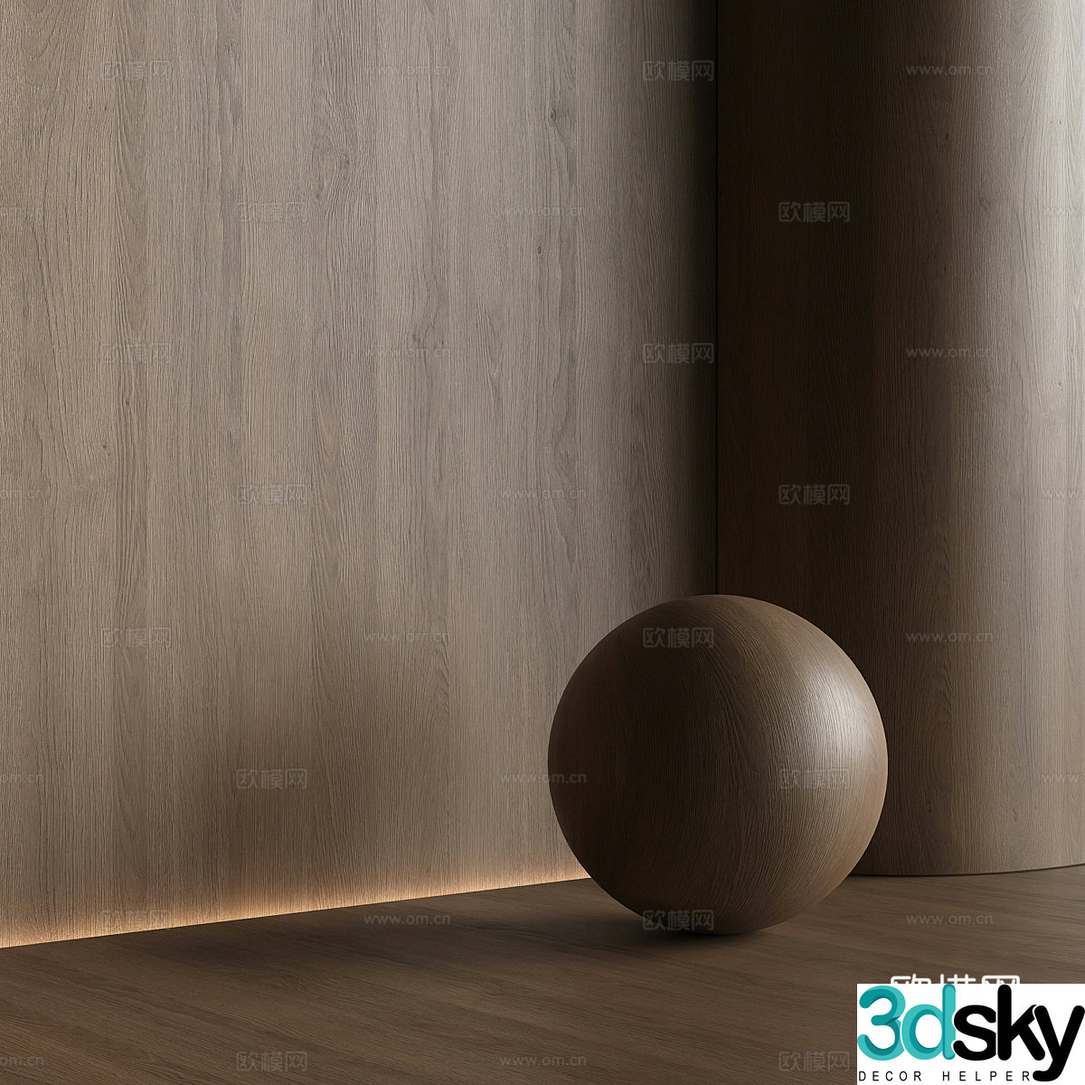 Wooden floor 3d model