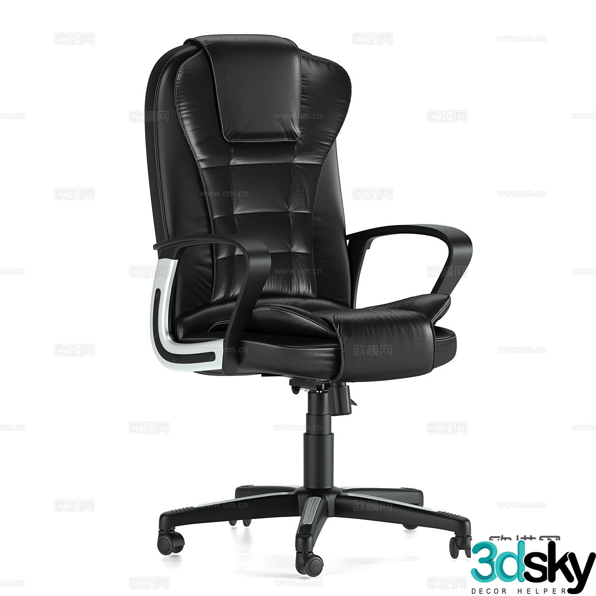 Modern Tetchair Baron Office Chair 3d Model