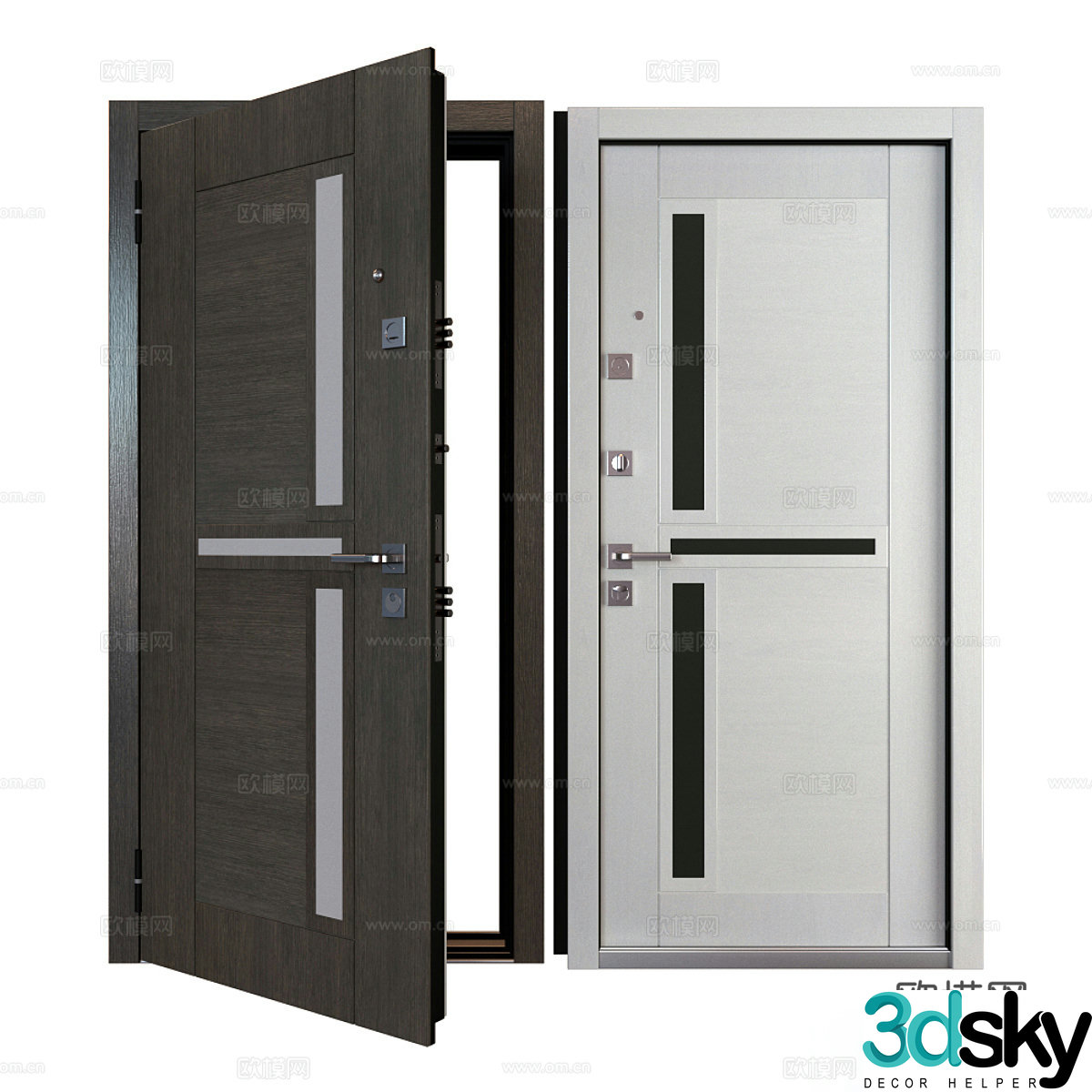Entrance door 3d model