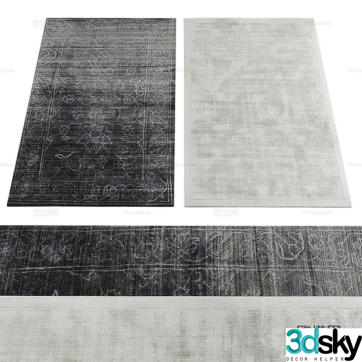 Square carpet 3d model