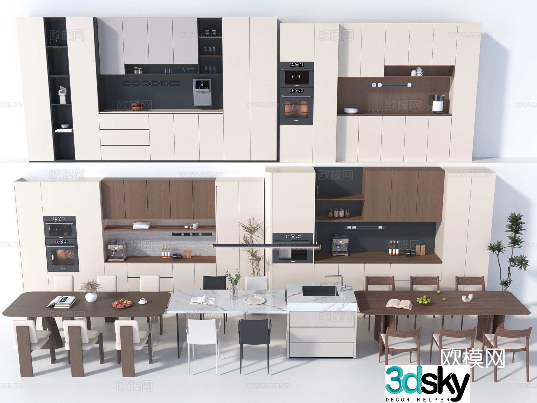 Restaurant sideboard 3D model