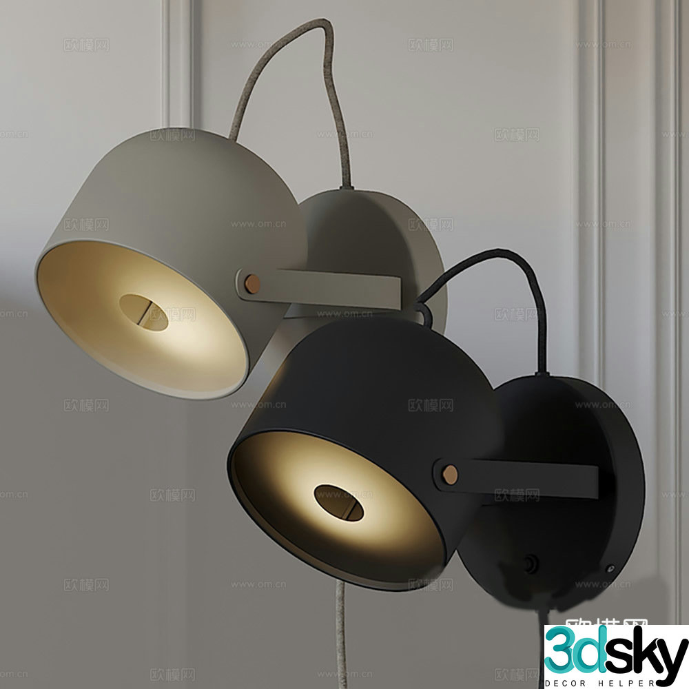 Lamps wall lamps decorative lamps lighting 3d model