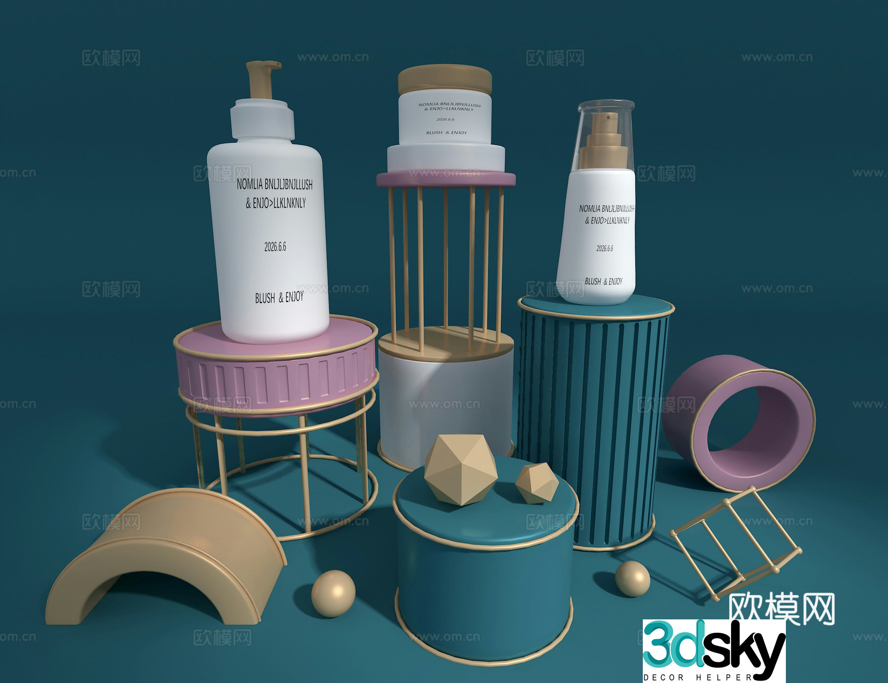 Cosmetics 3D model