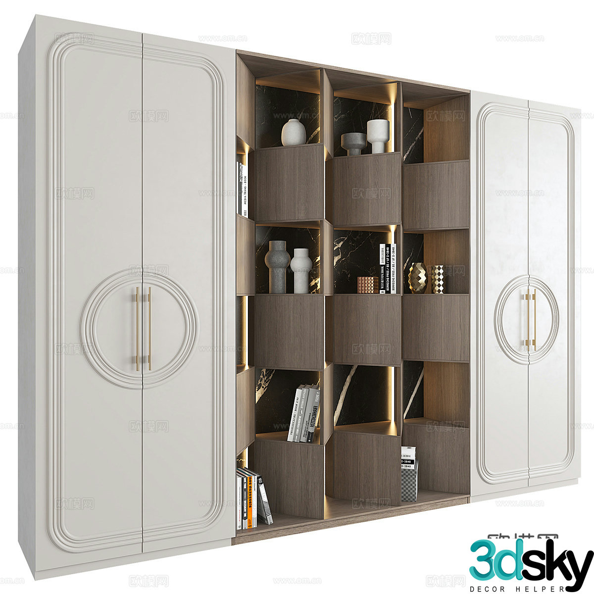 Decorative cabinet 3d model