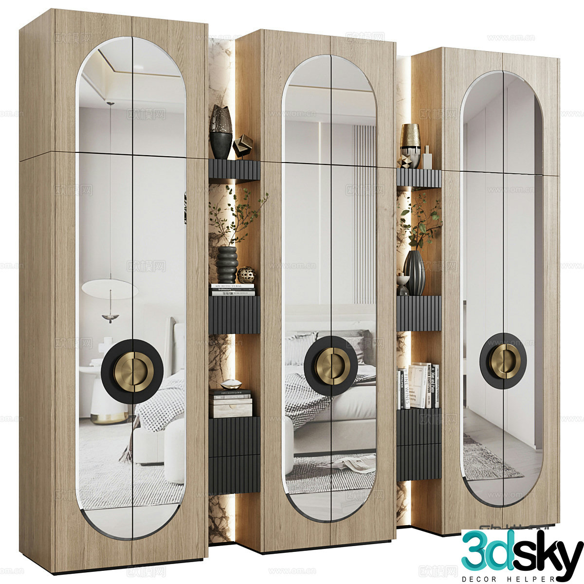 Decorative cabinet 3d model