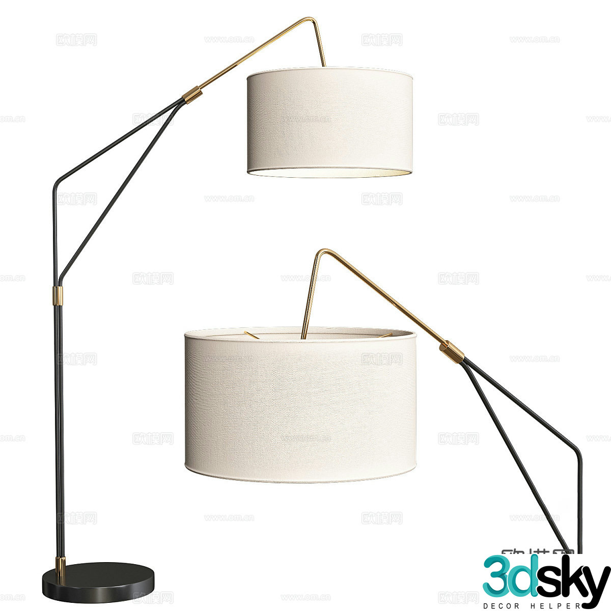 Floor lamp 3d model