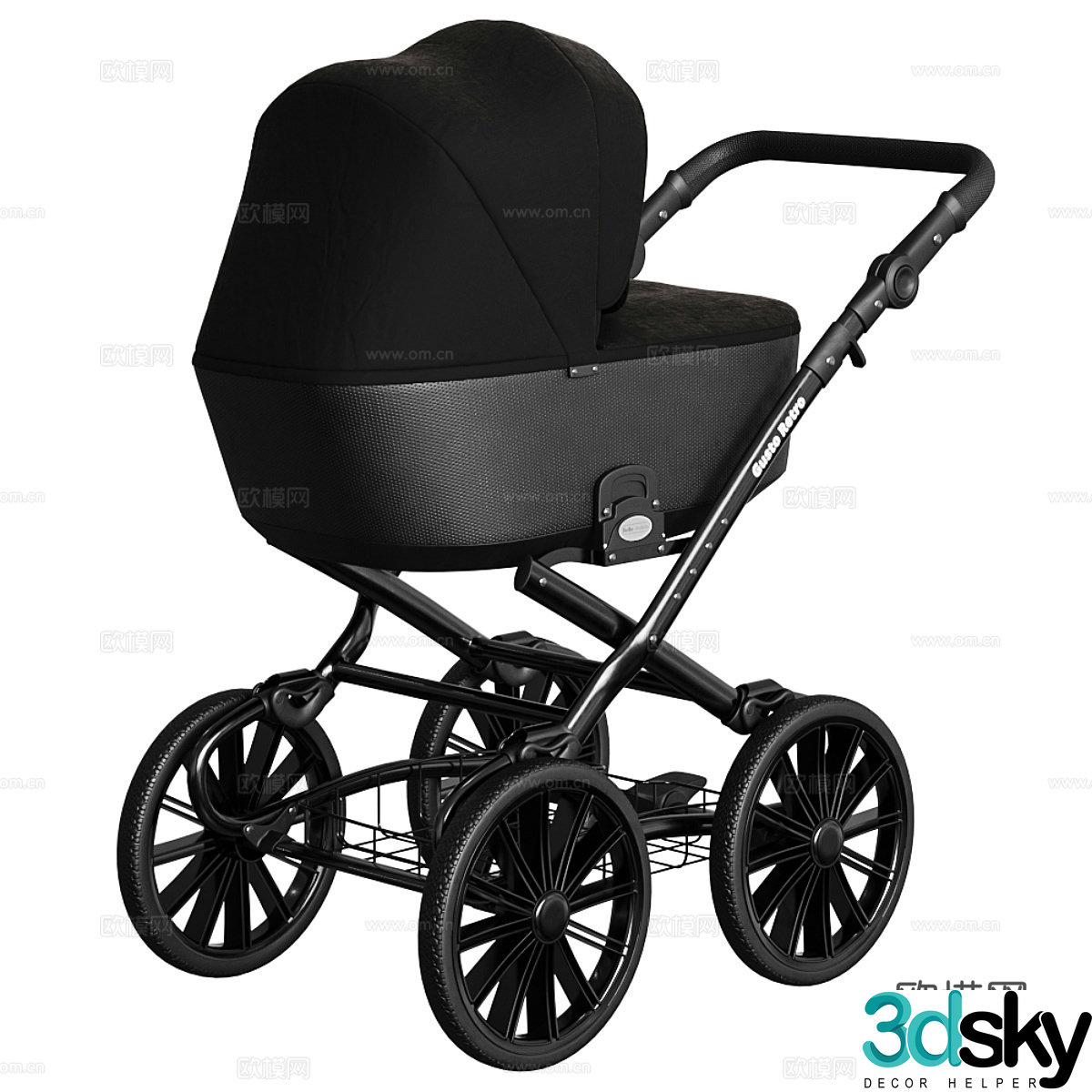 Children’s stroller 3d model