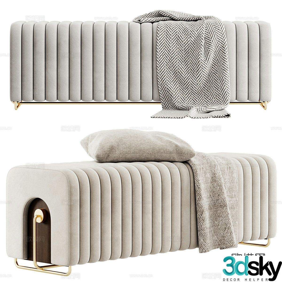Single sofa 3d model