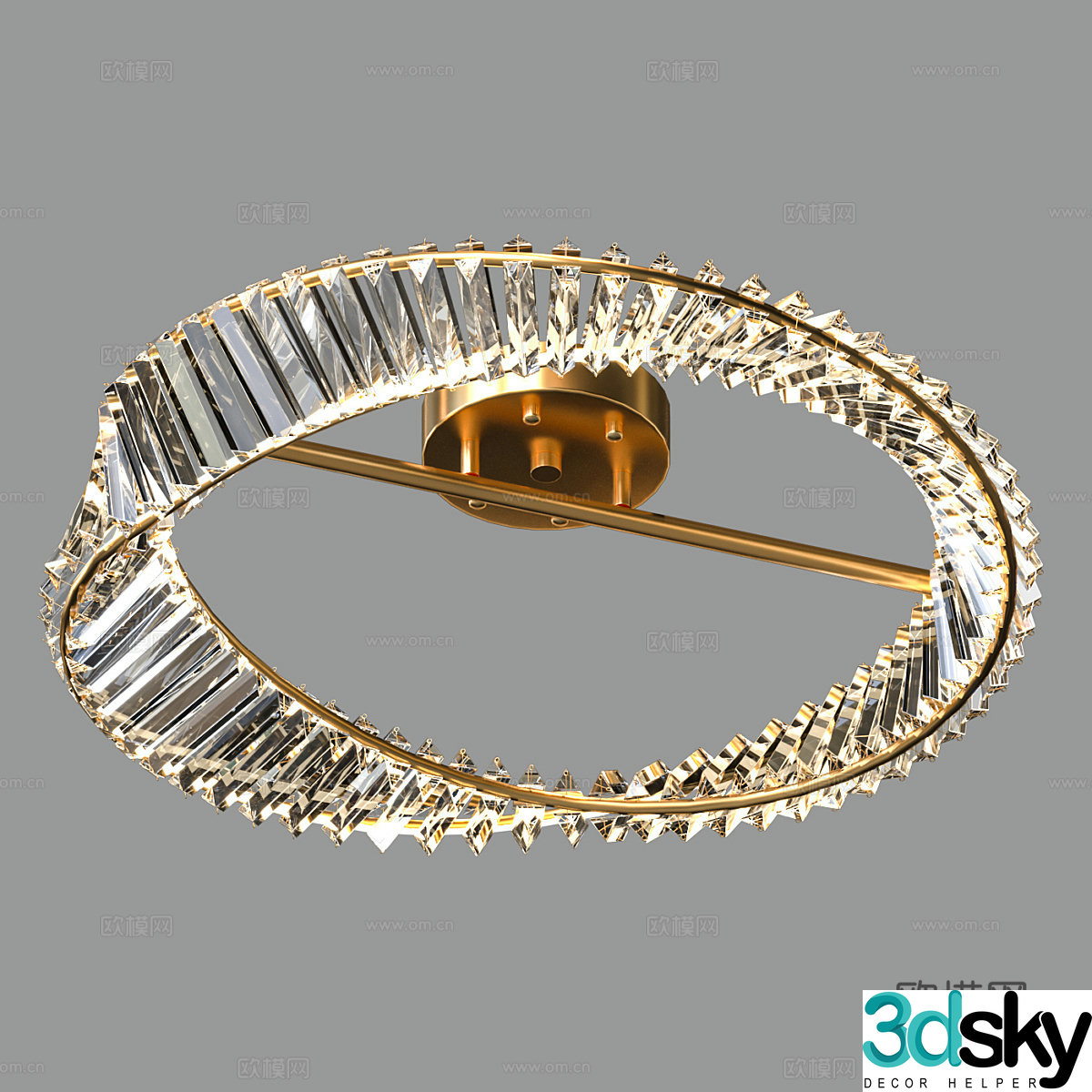 Modern simple and light luxury ceiling lamp Ceiling lamp Simple ceiling lamp Living room ceiling lamp 3D model