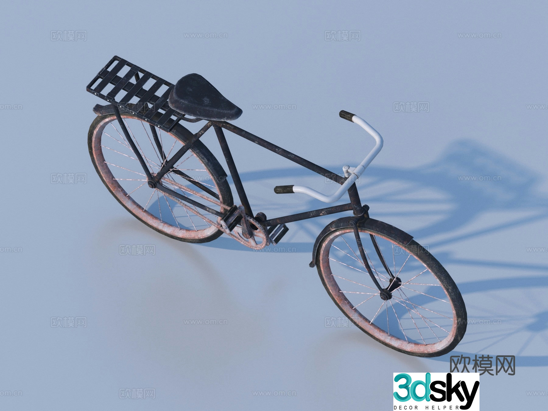 Bicycle Bicycle Old Bicycle 3d Model