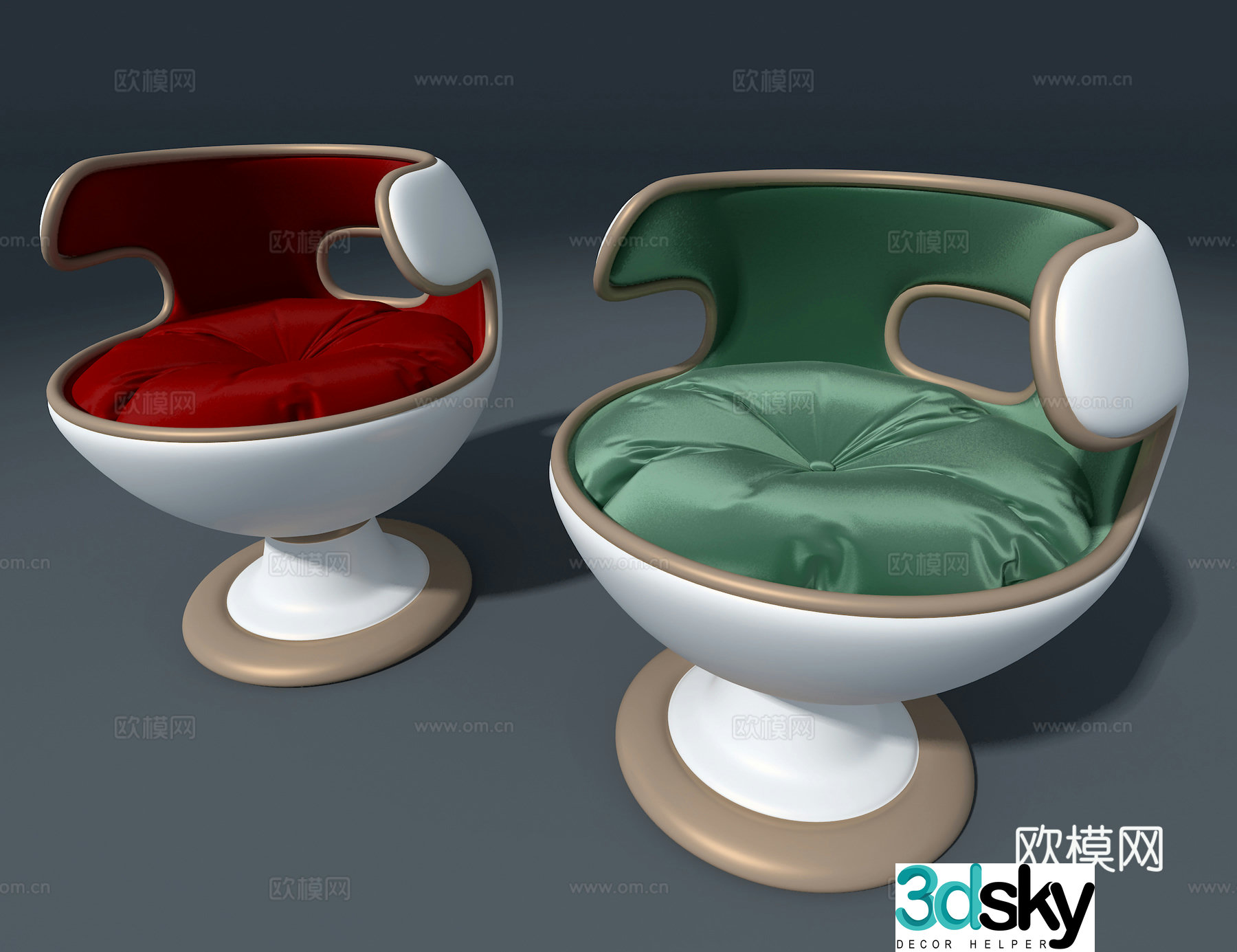 Leisure chair 3d model