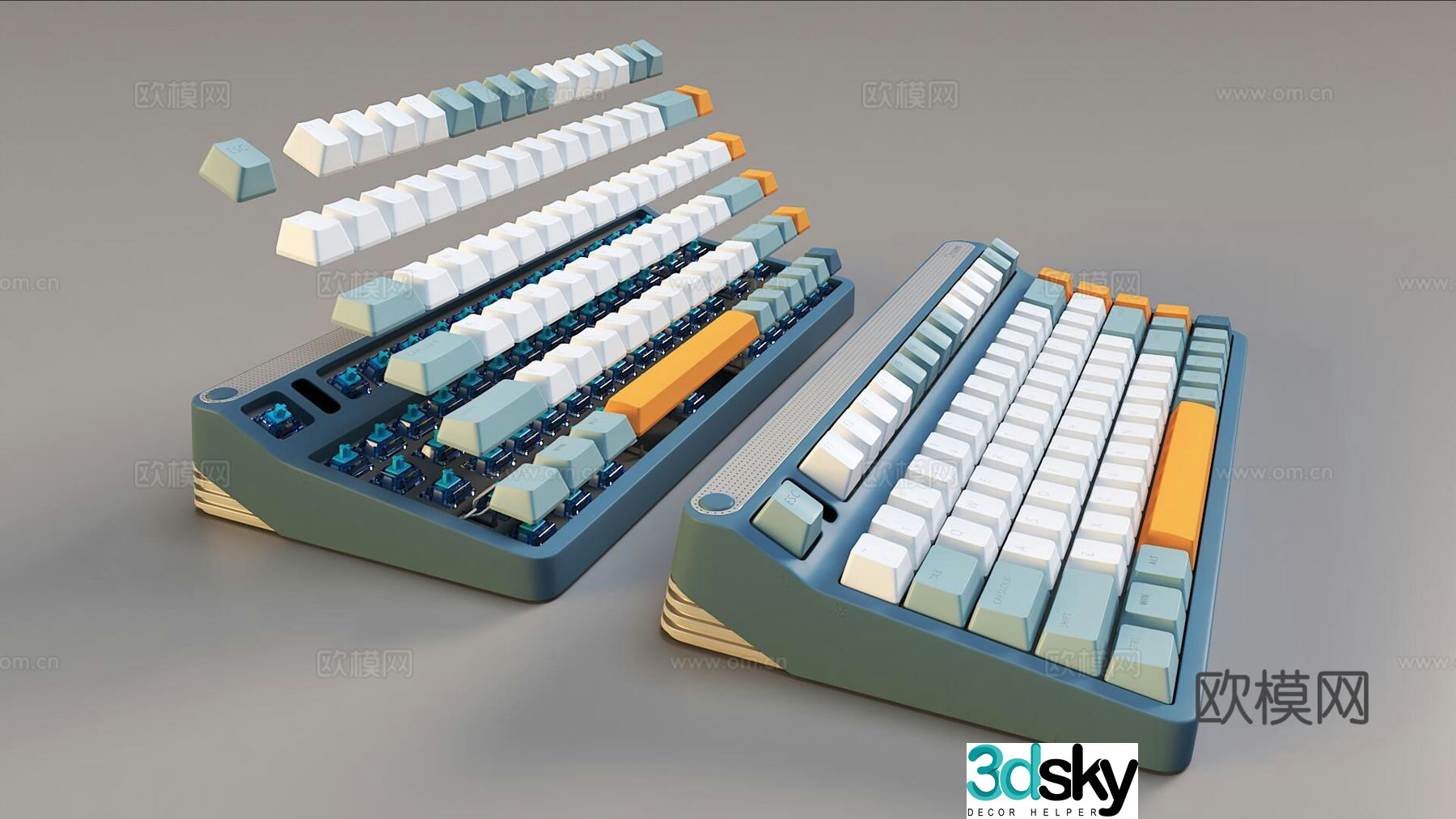 Keyboard 3d model