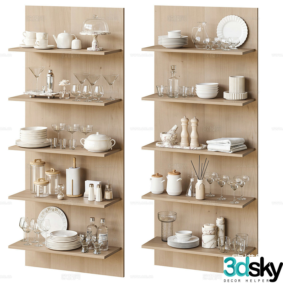 Tableware Cookware 3D Model