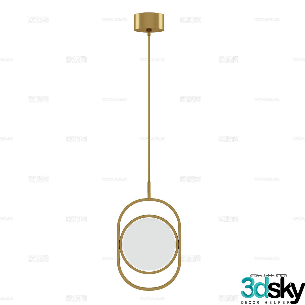 Modern simple light luxury chandeliers chandeliers simple chandeliers restaurant chandeliers living room chandeliers 3D model