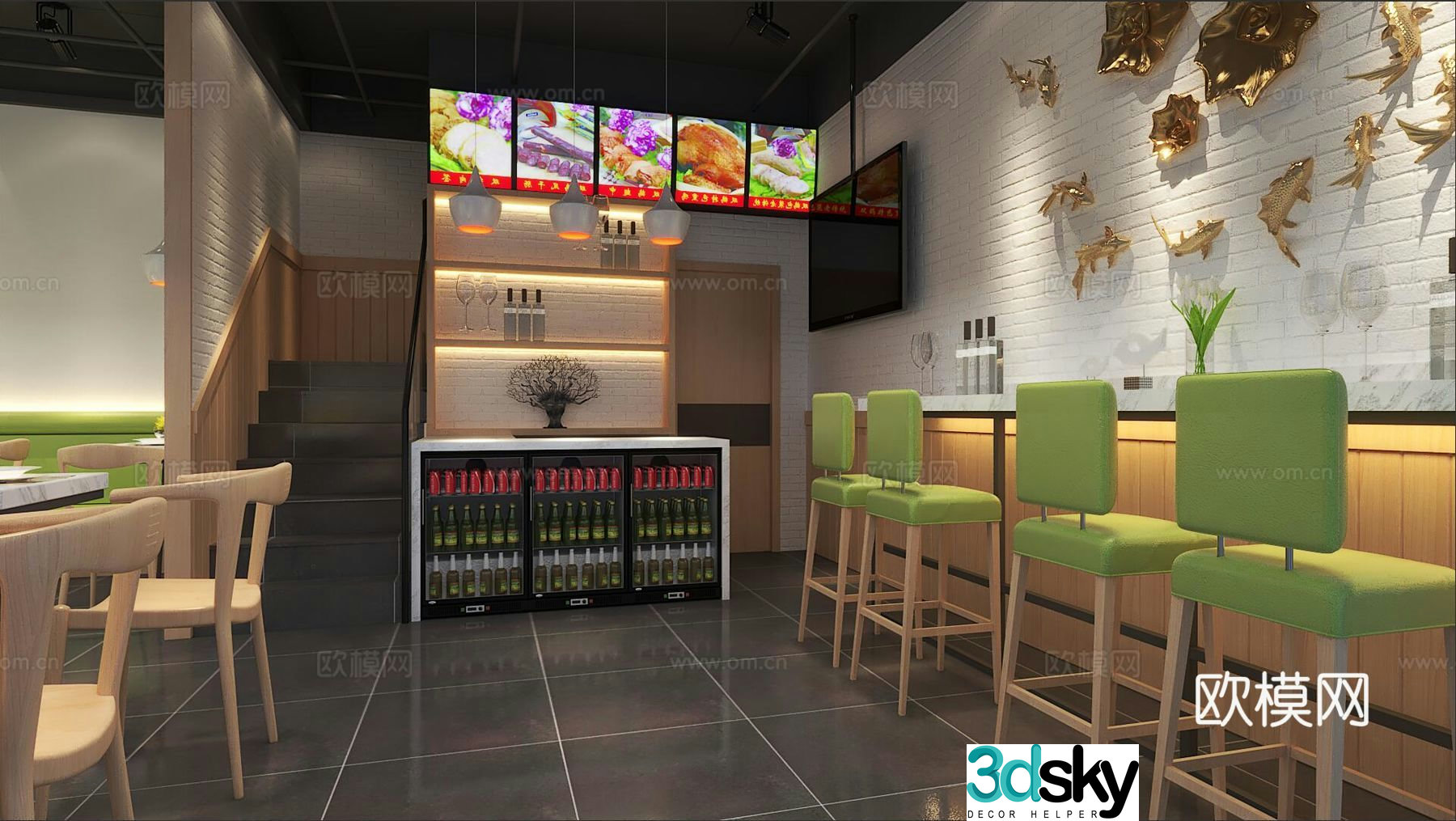 Restaurant 3d model