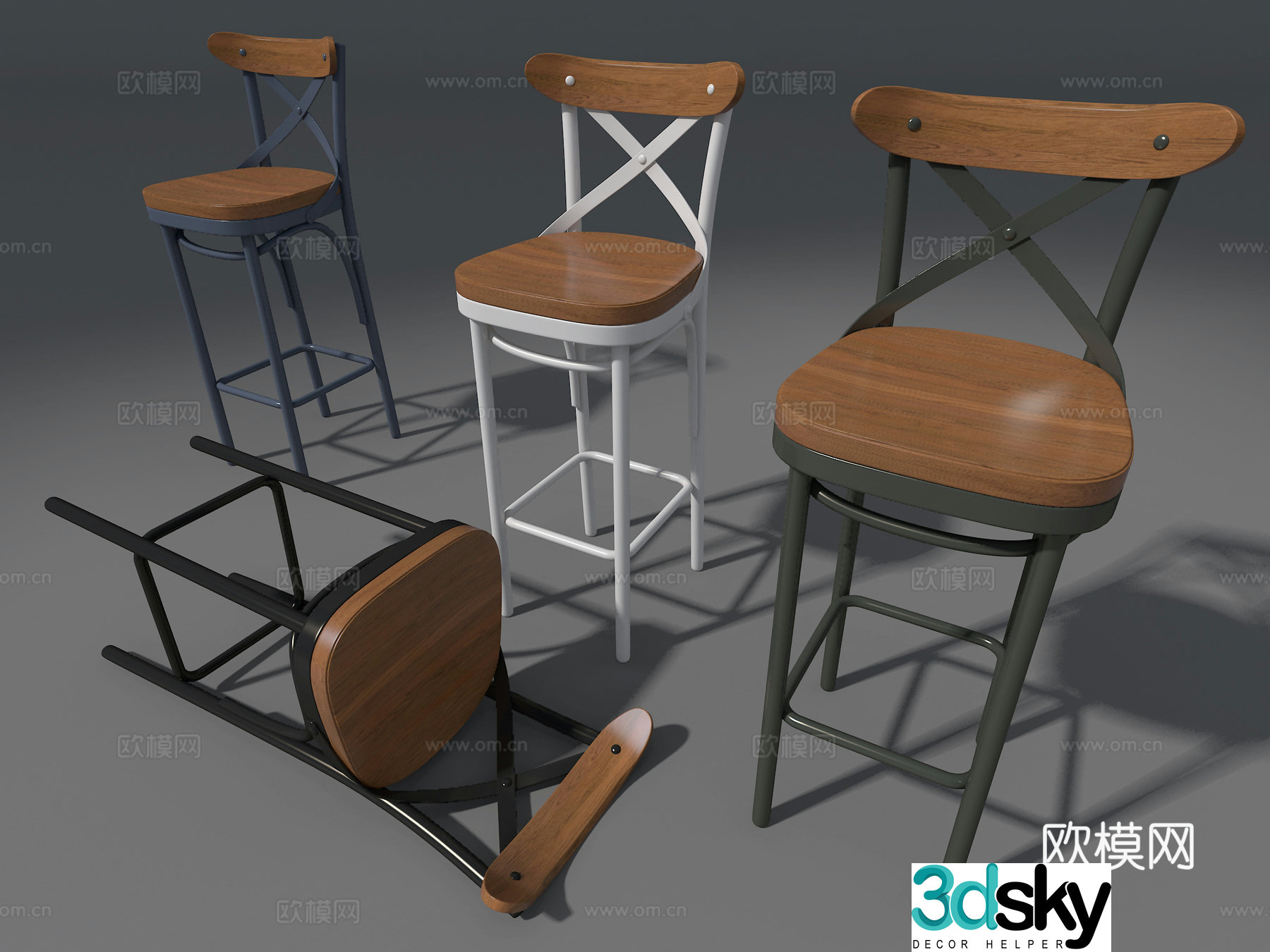 Bar chair 3d model
