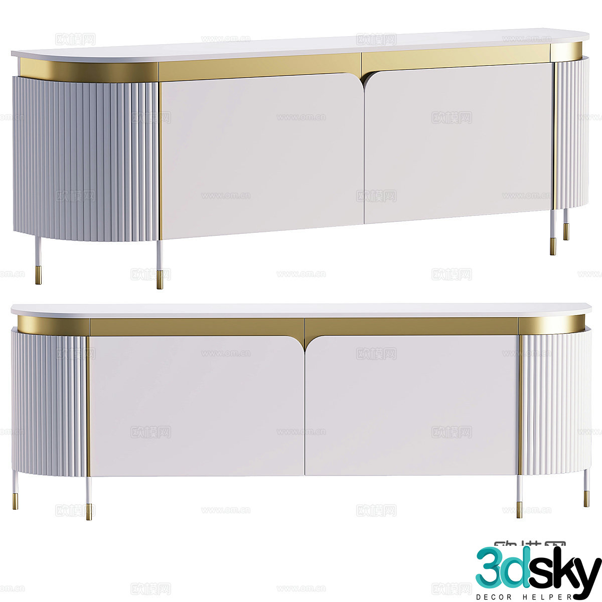 Modern simple TV cabinet TV cabinet Simple TV cabinet Low cabinet 3D model