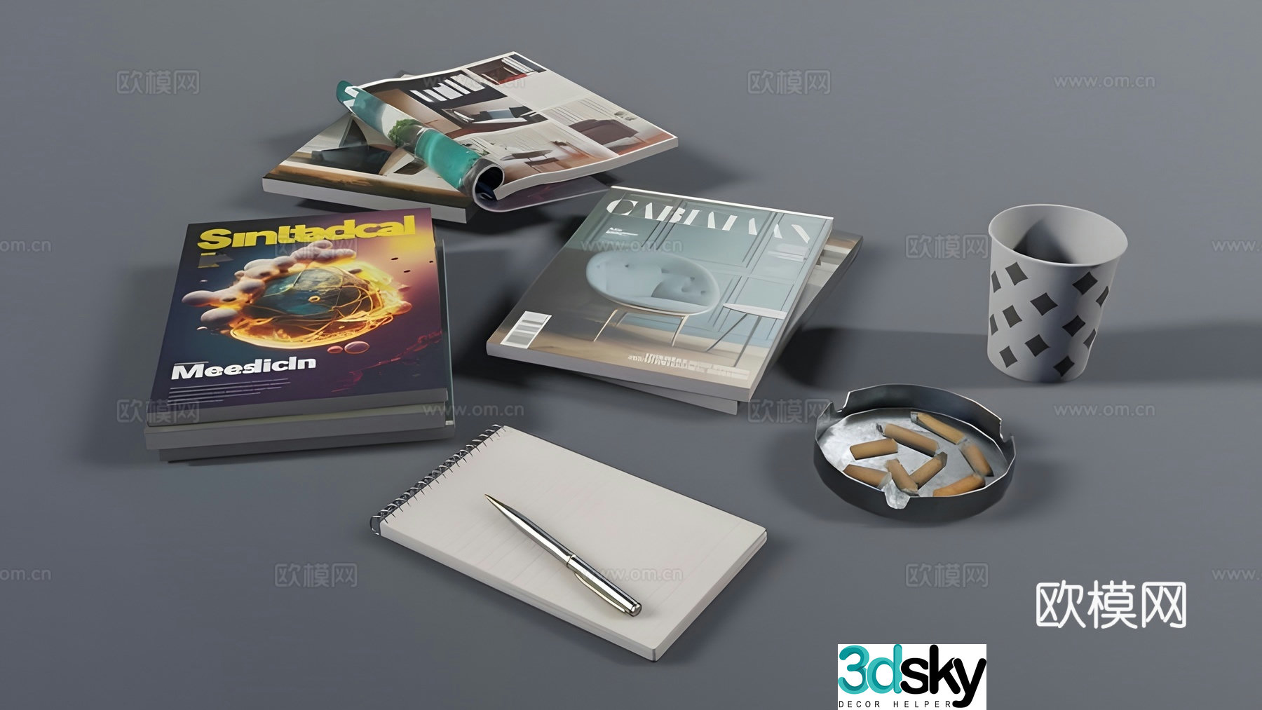 Magazine 3D Model