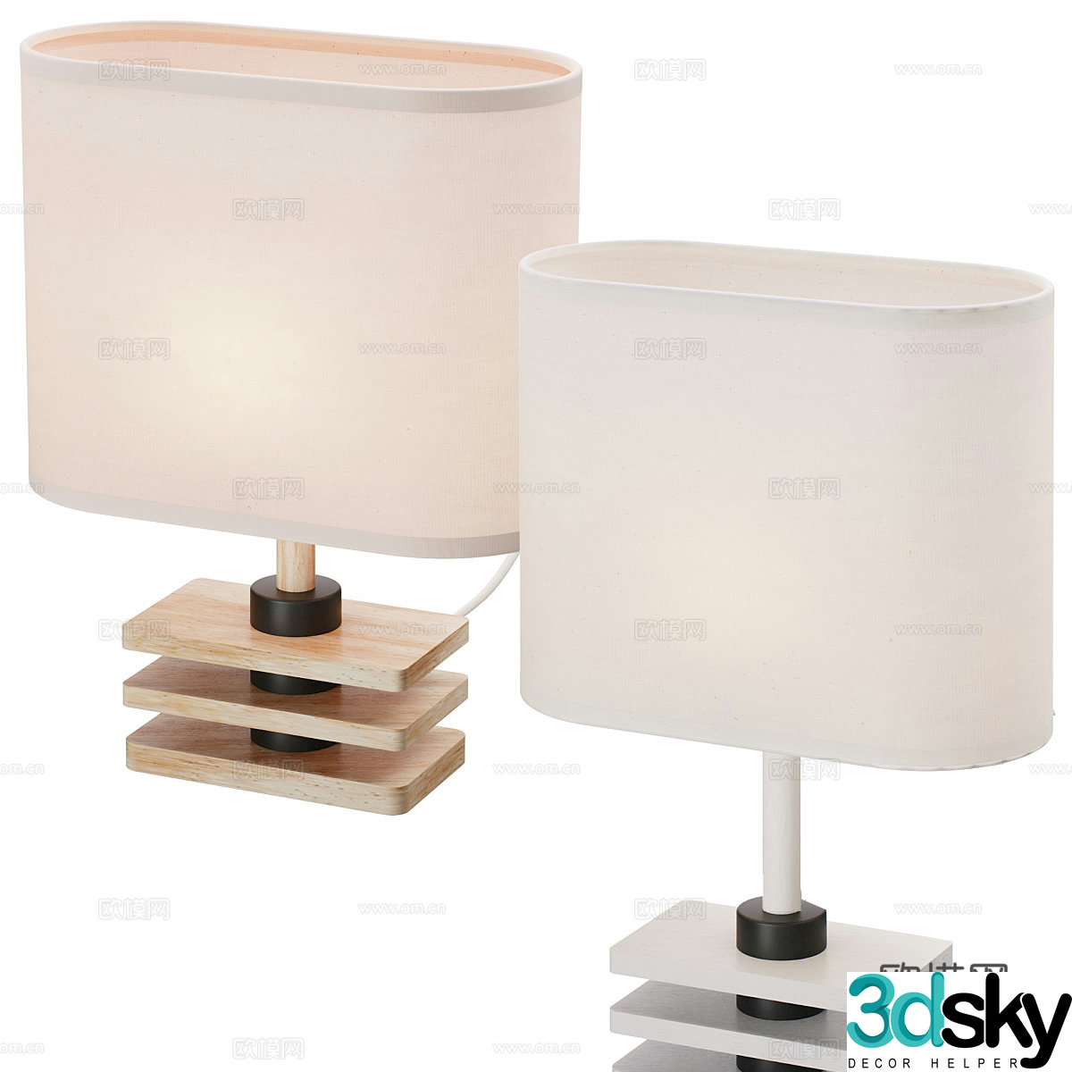 Modern simple and light luxury desk lamp desk lamp simple desk lamp living room desk lamp lamp 3d model