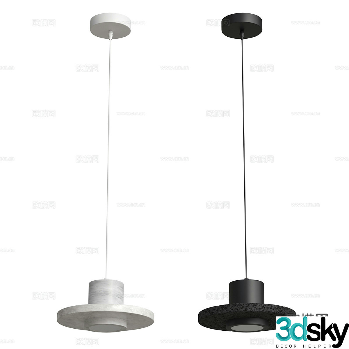 Modern simple chandeliers chandeliers simple chandeliers dining chandeliers living room chandeliers lamps 3D model
