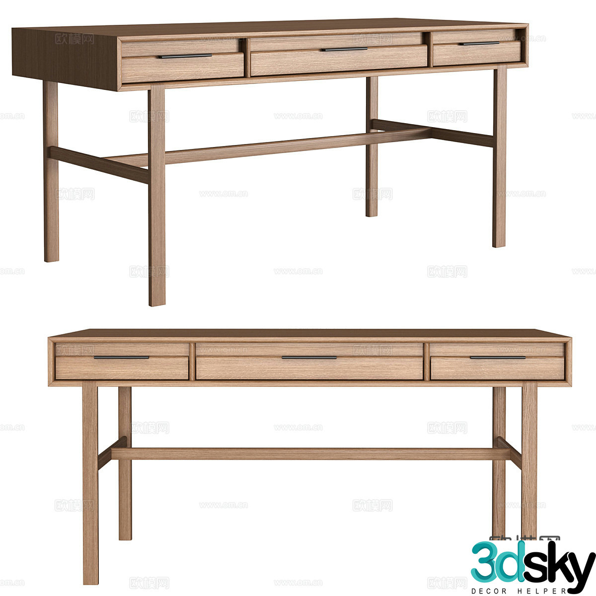 New Chinese desk 3D model