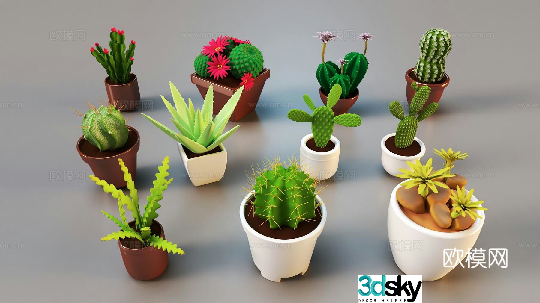 Potted plant 3d model