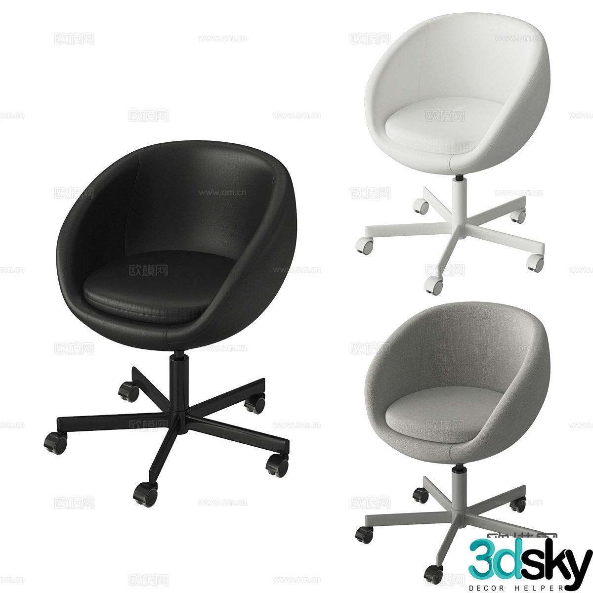 Office chair 3d model