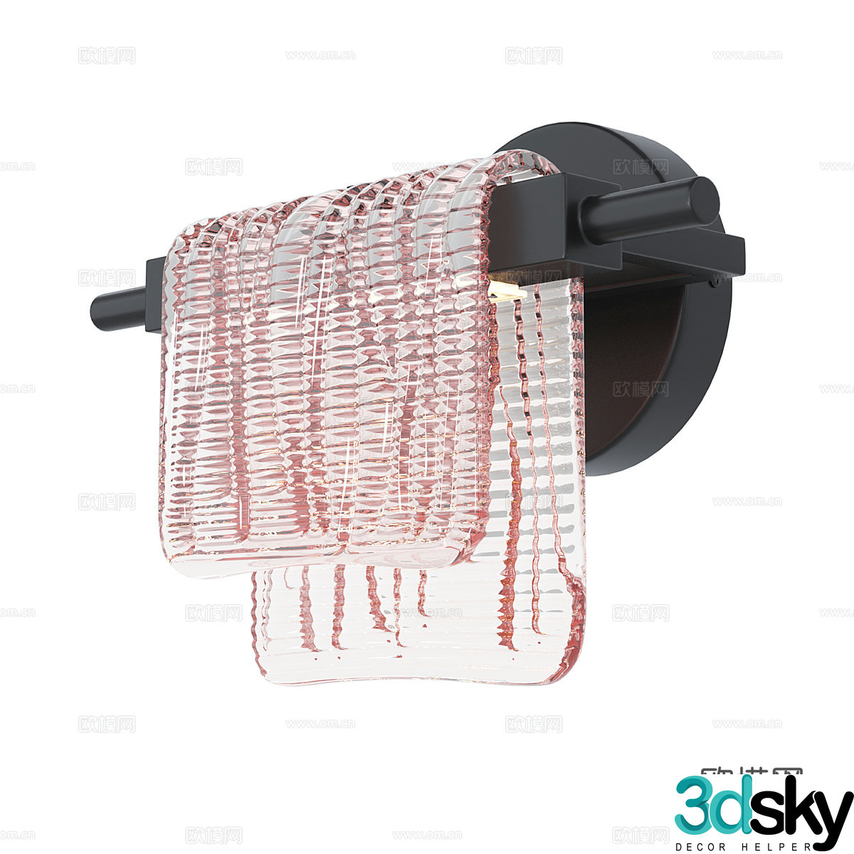 Modern simple wall lamp wall lamp simple wall lamp restaurant wall lamp glass wall lamp 3d model