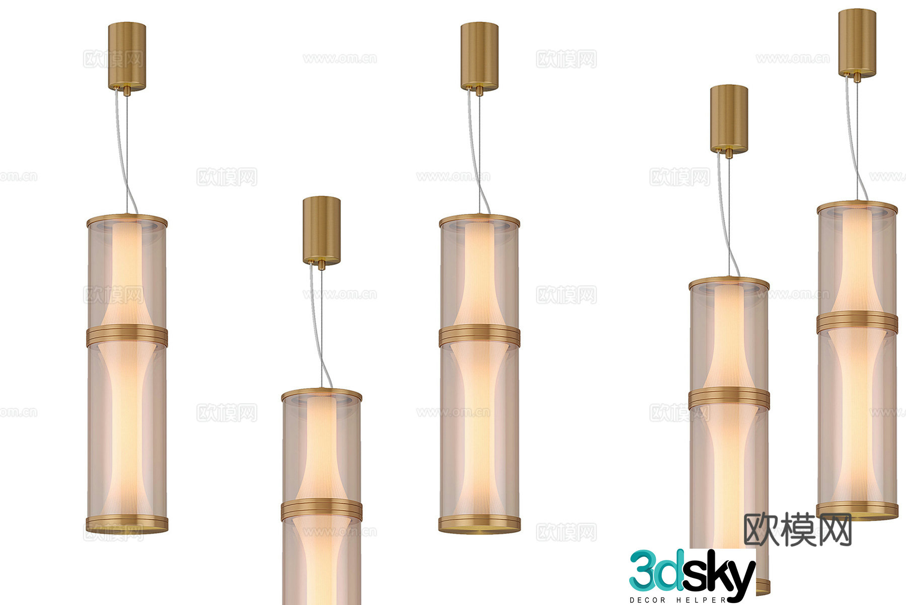 Modern simple chandeliers chandeliers simple chandeliers dining chandeliers living room chandeliers lamps 3D model