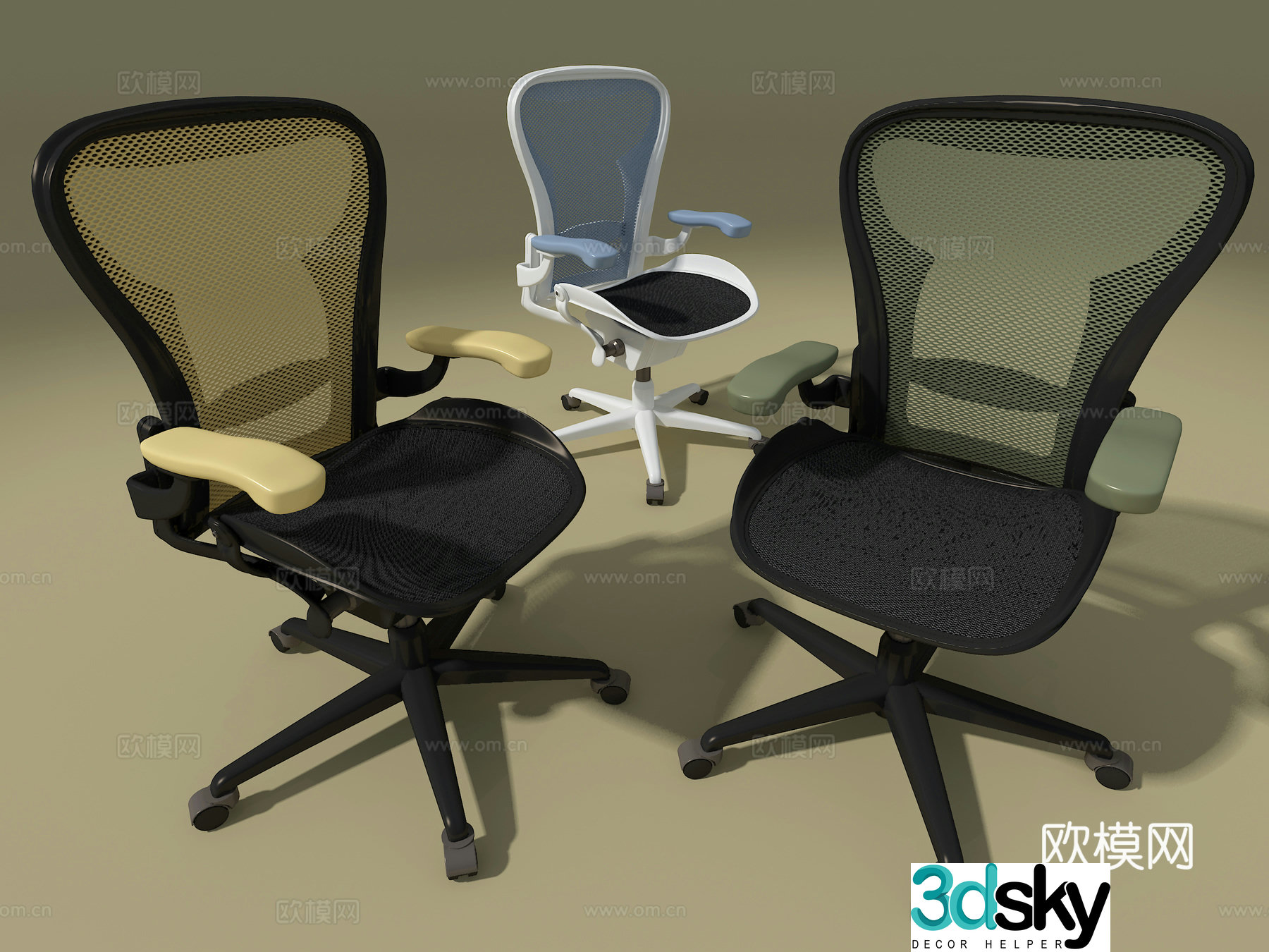 Office chair 3d model