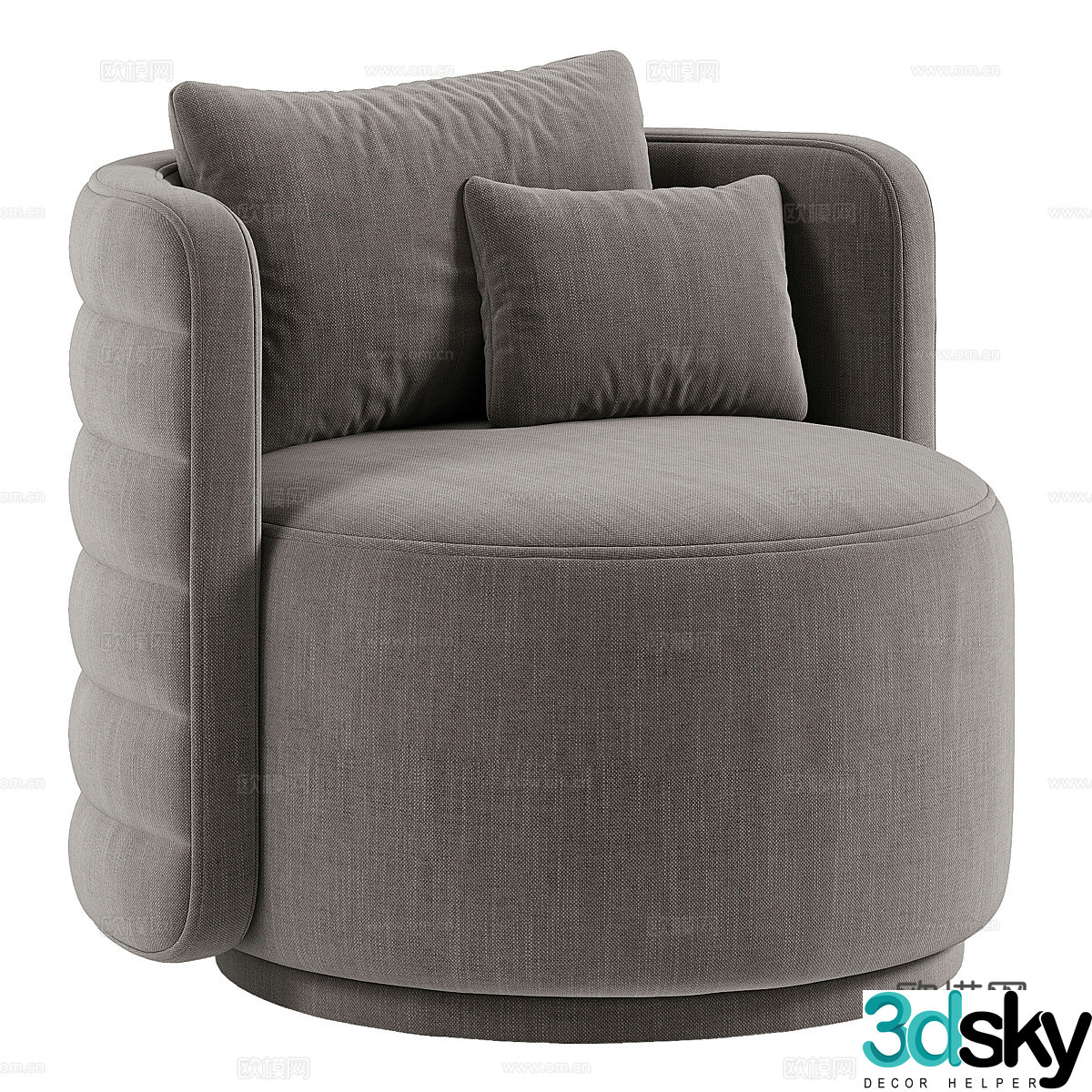 Modern Italian Buddy sofa 3d model
