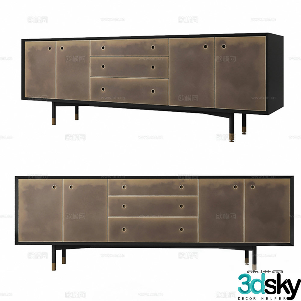 Cabinet TV cabinet low cabinet side cabinet entrance cabinet 3d model