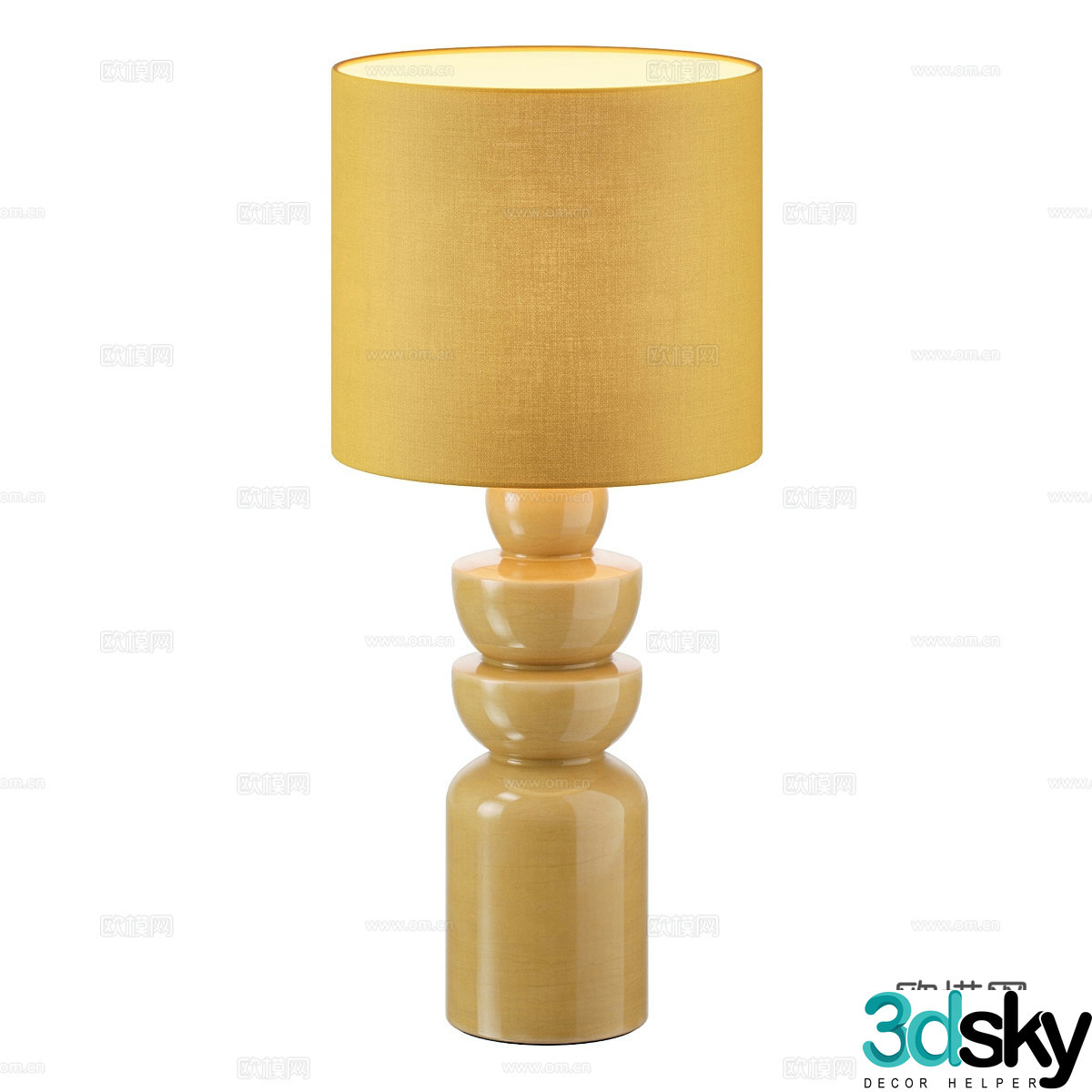 Modern simple desk lamp Table lamp Simple desk lamp Study desk lamp Lamp 3D model