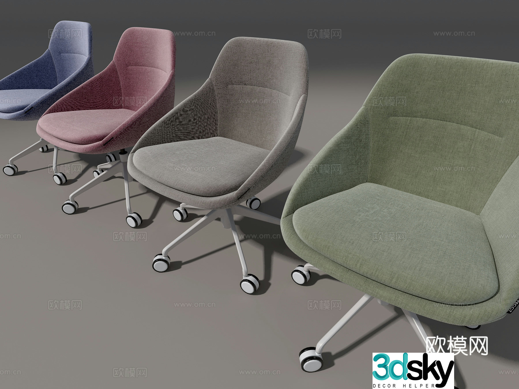 Cloth chair 3d model